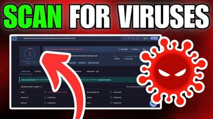 How can I scan a file for virus online?