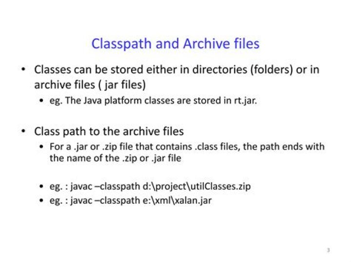 How do I CLASSPATH a JAR file?