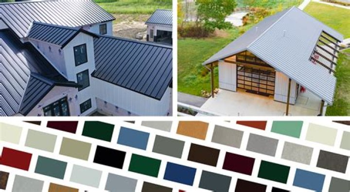 What is the coolest metal roof color?