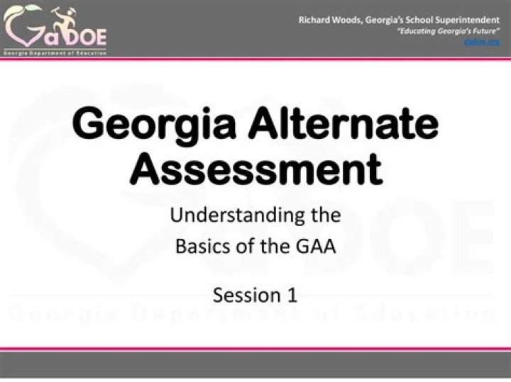 What is the Georgia Alternate Assessment?