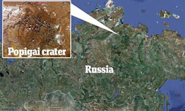 Where is the Popigai crater?