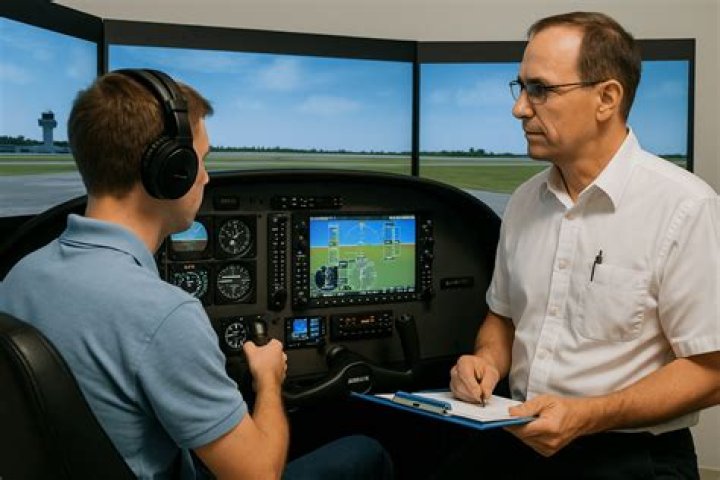 Which flight simulator is used for pilot training?